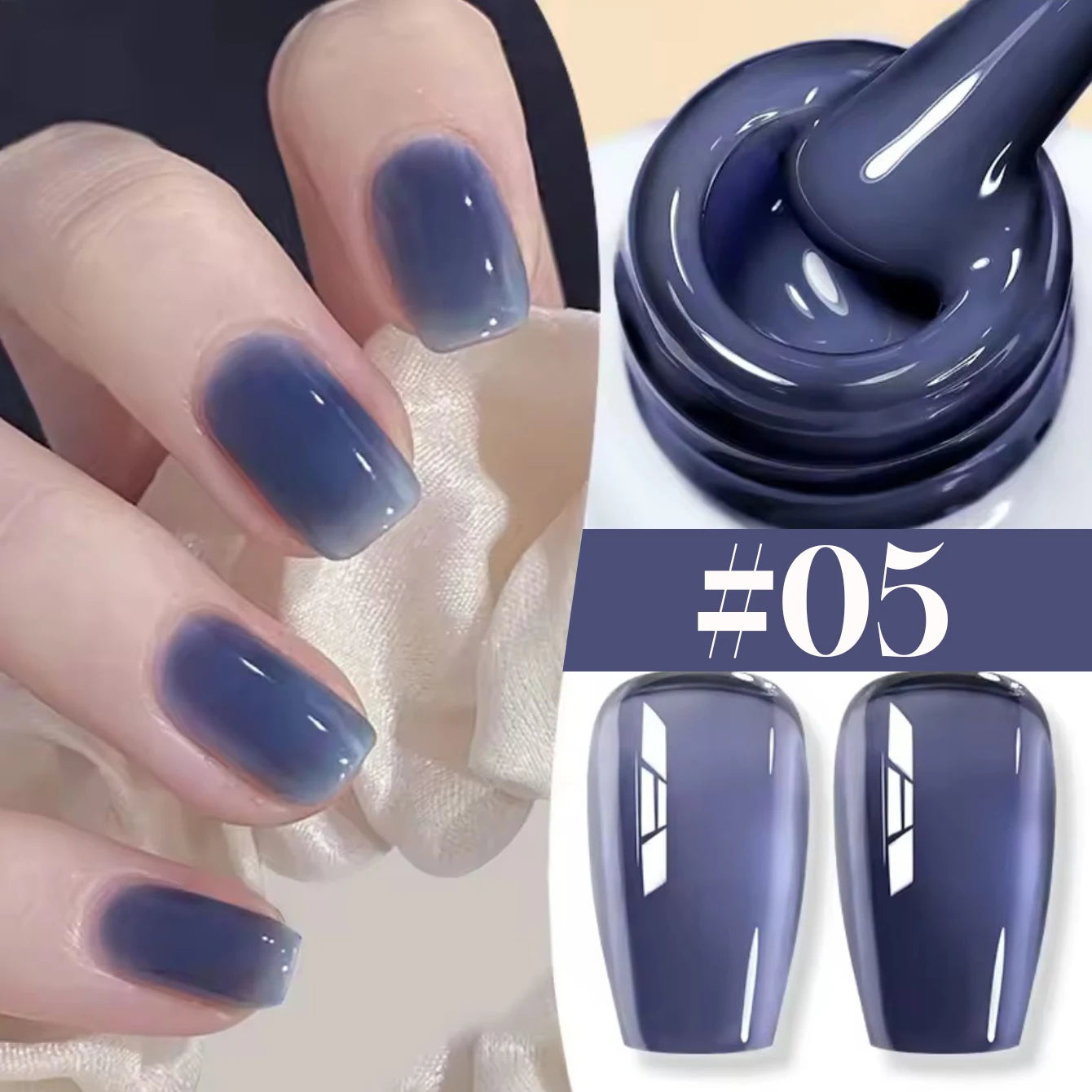 Jelly Nude Translucent Gel Polish Set