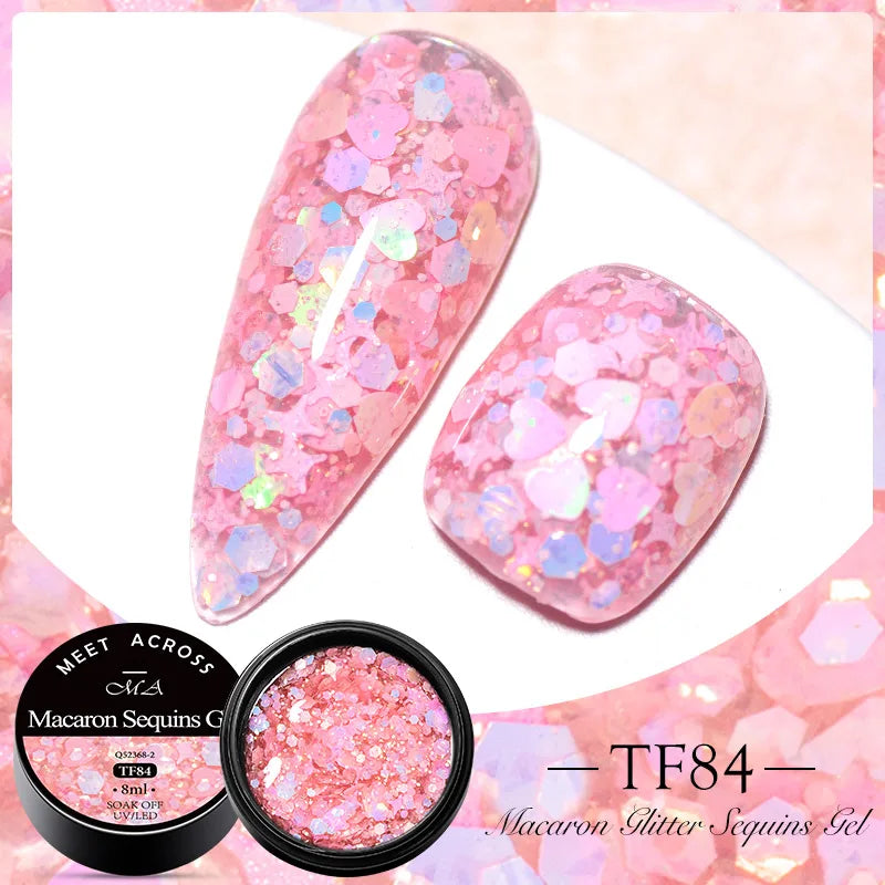 5ml Pink Dried Flower Gel Nail Polish