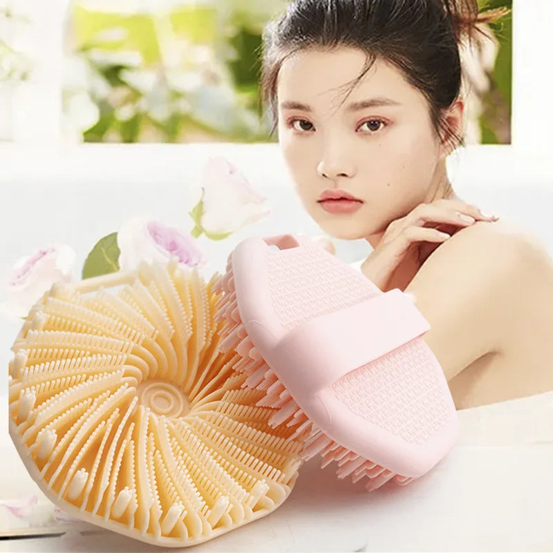 Soft Silicone Bath Brush & Shampoo Massager