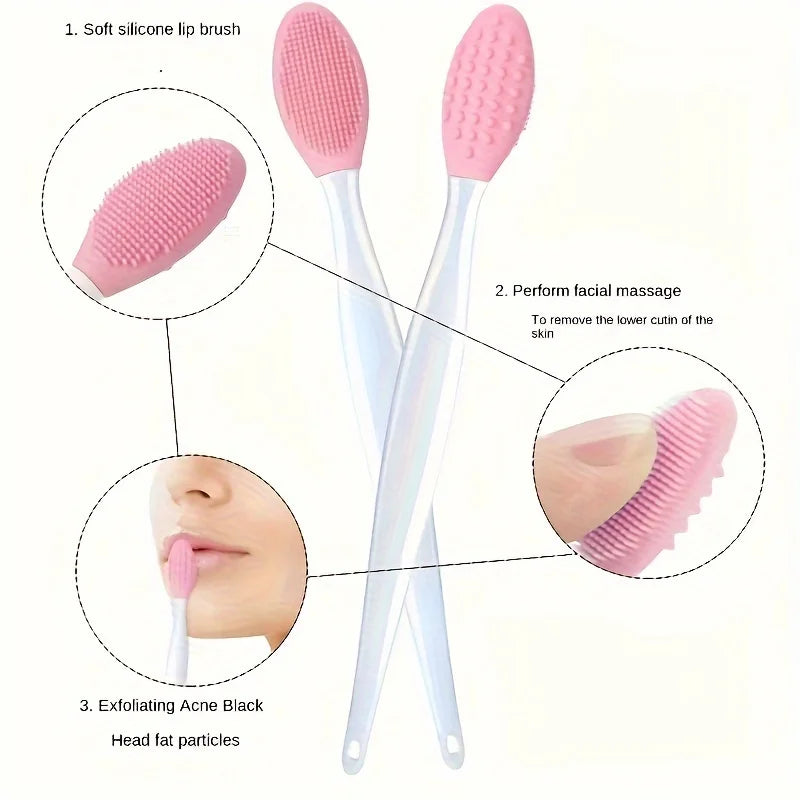 6-Piece Silicone Face Brush Set