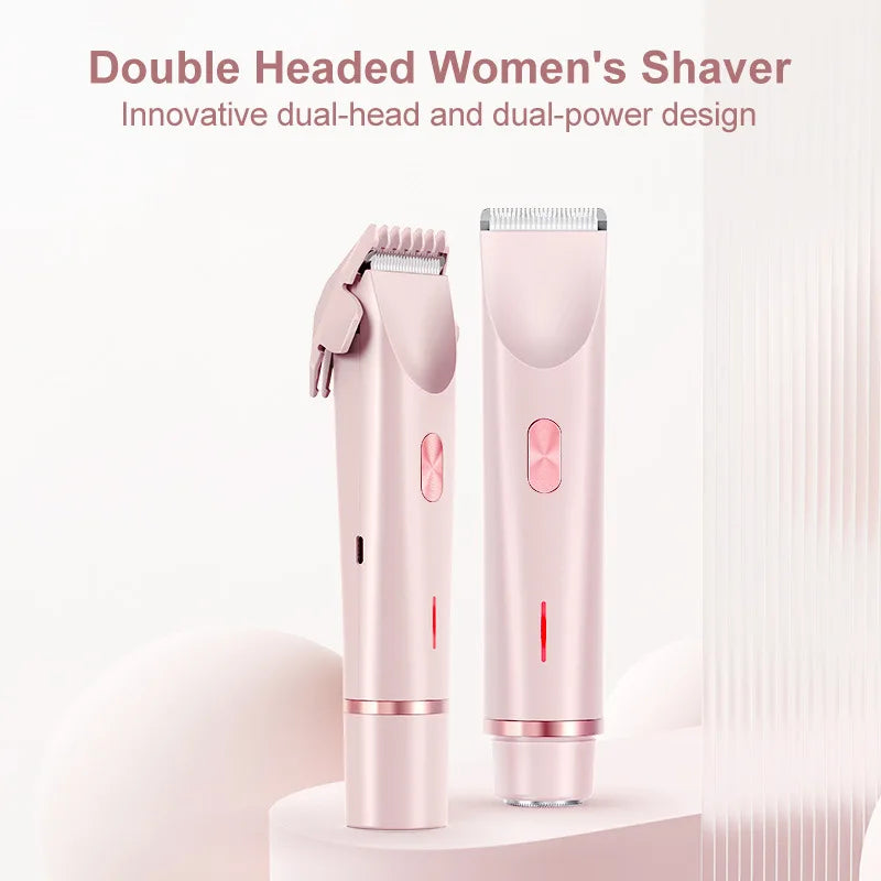 2-in-1 Dual-Head Painless Electric Shaver