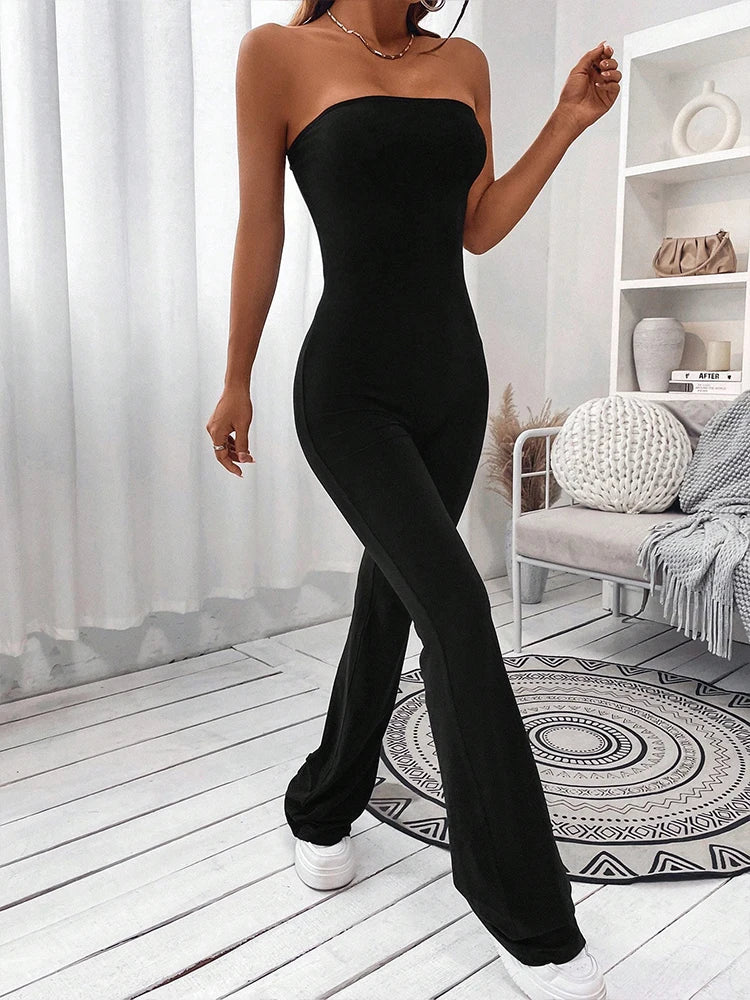 Summer Women's Bustier Jumpsuit