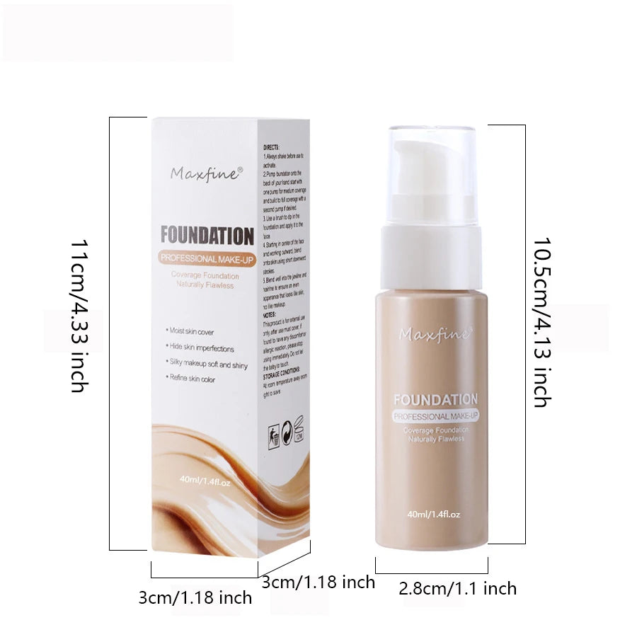12 Shade Liquid Foundation