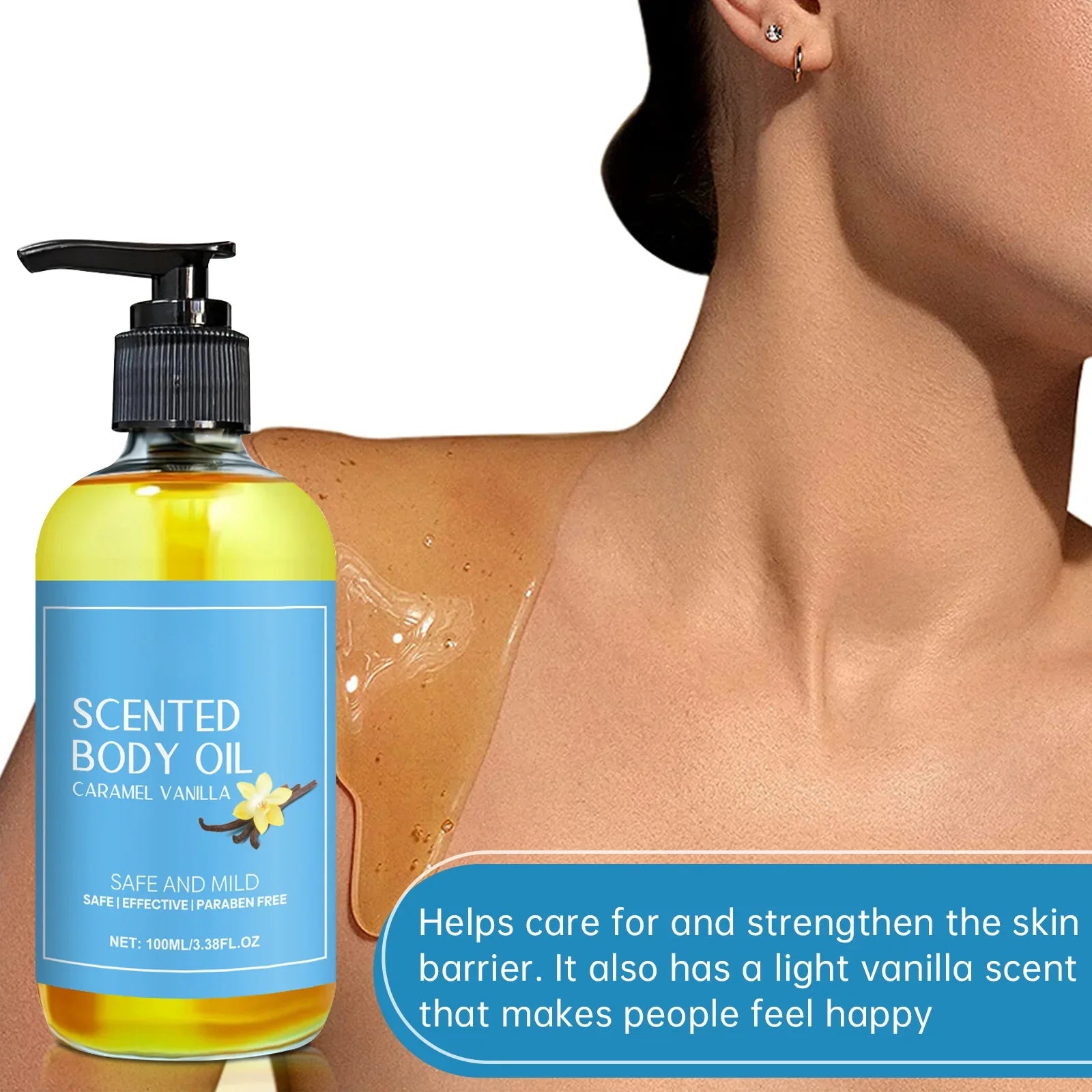 Vanilla Stress Relief Massage Oil