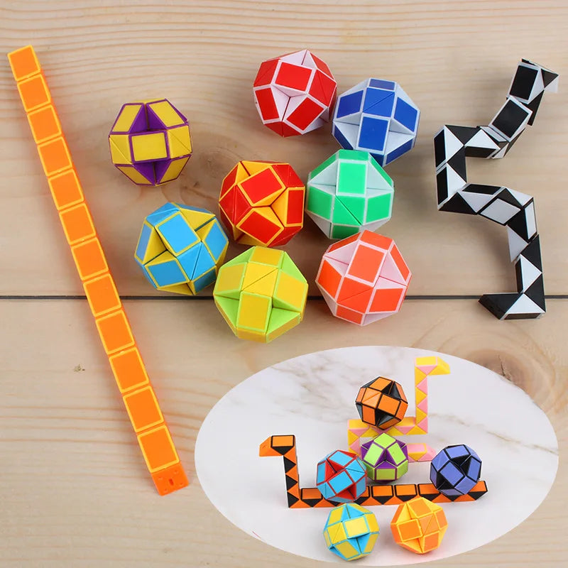 6-Piece Folding Magic Snake Puzzle