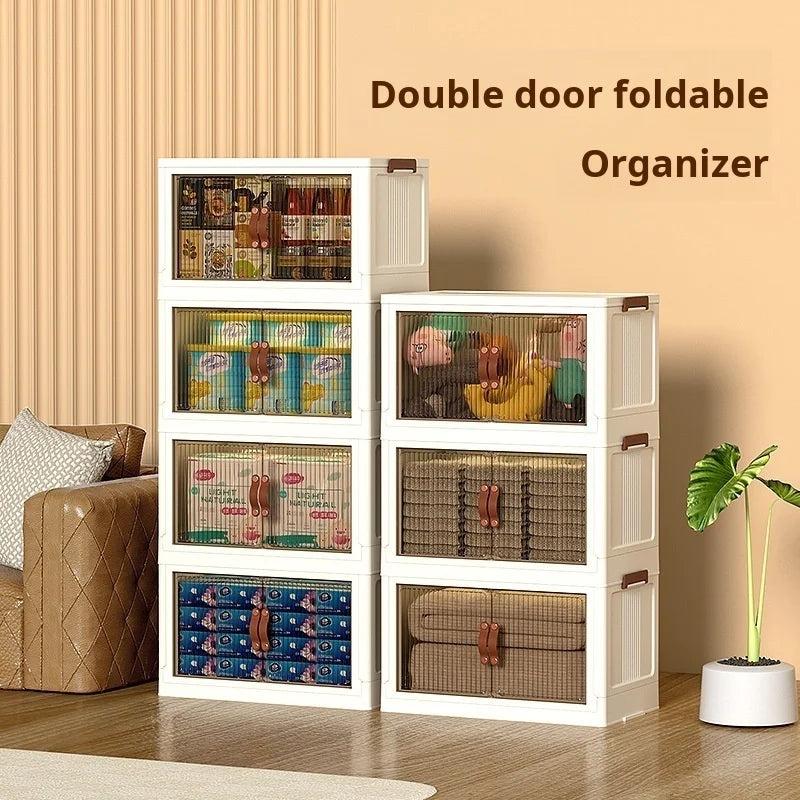 Foldable Transparent Storage Boxes
