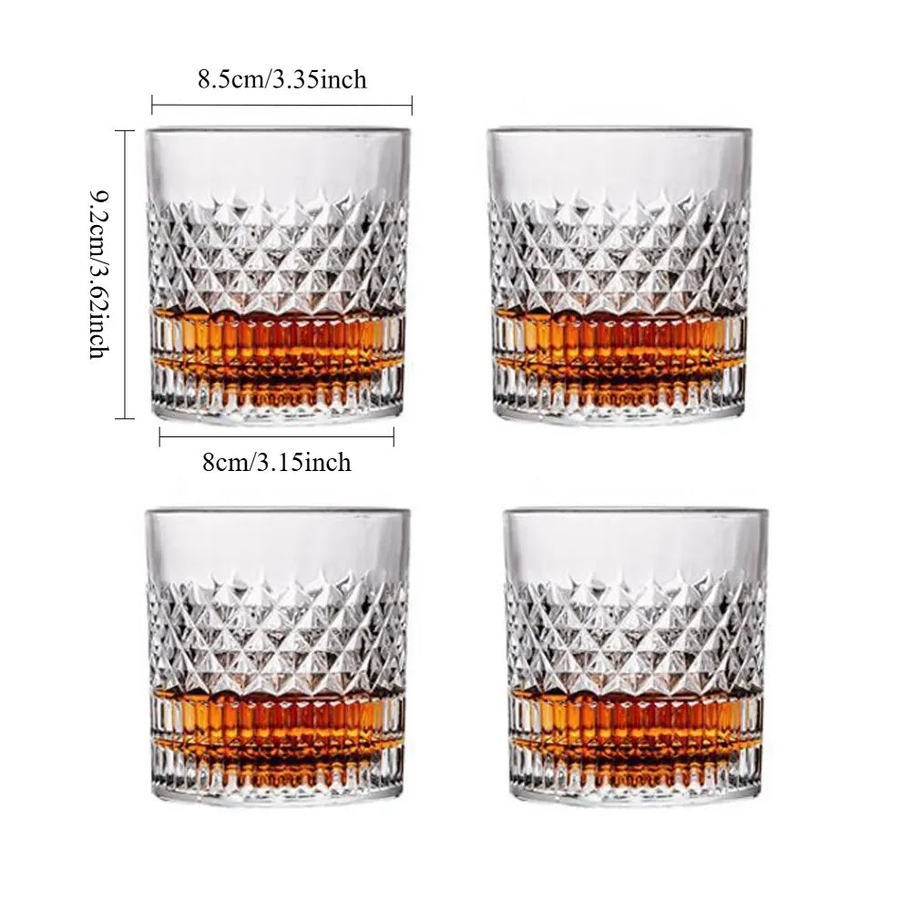 Mountain Crystal Whiskey Glass Set