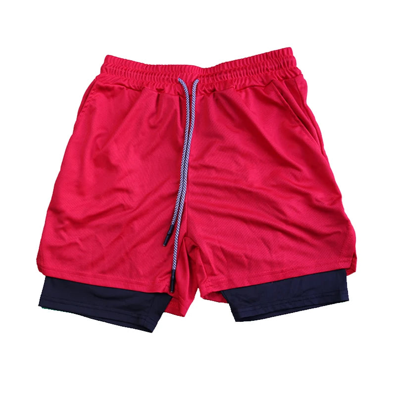 Double Layer Fitness Shorts