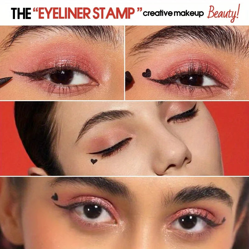 2-in-1 Star & Moon Stamp Liquid Eyeliner Pen