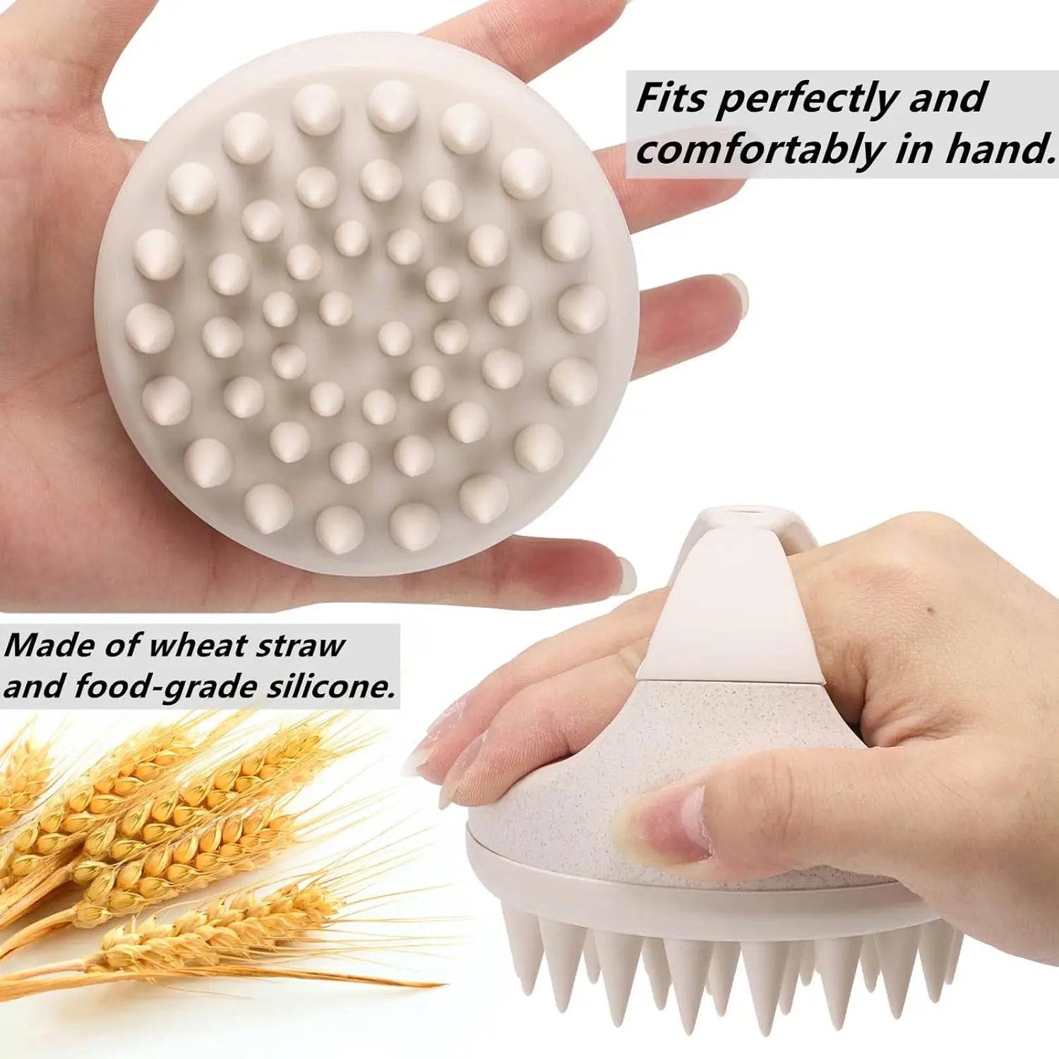Silicone Scalp Massager Shampoo Brush