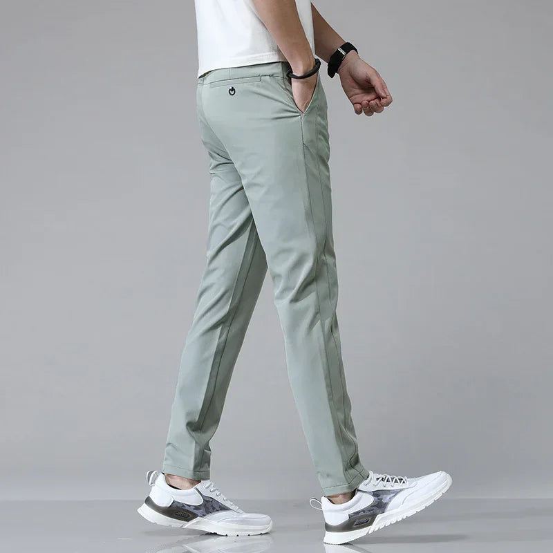Ultra-Thin Stretch Slim Pants