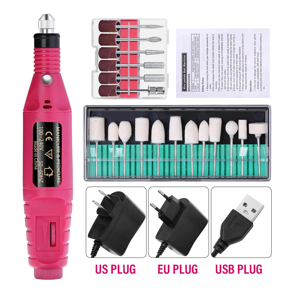 Electric Nail Drill Machine