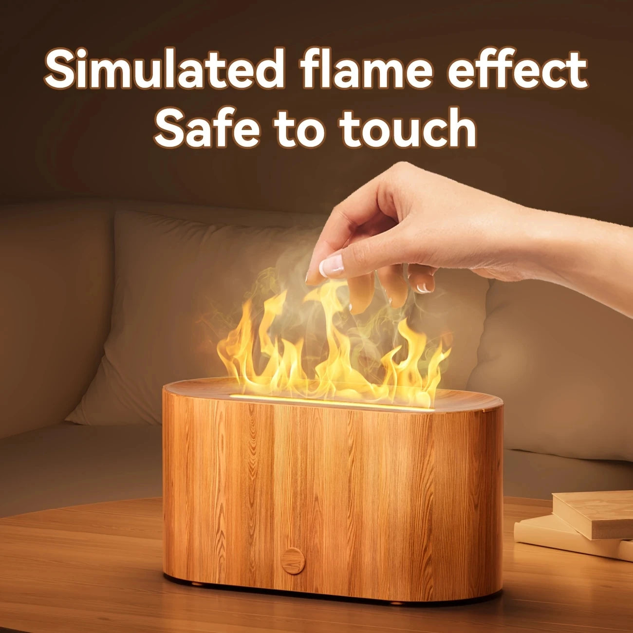 Flame Effect Aromatherapy Humidifier