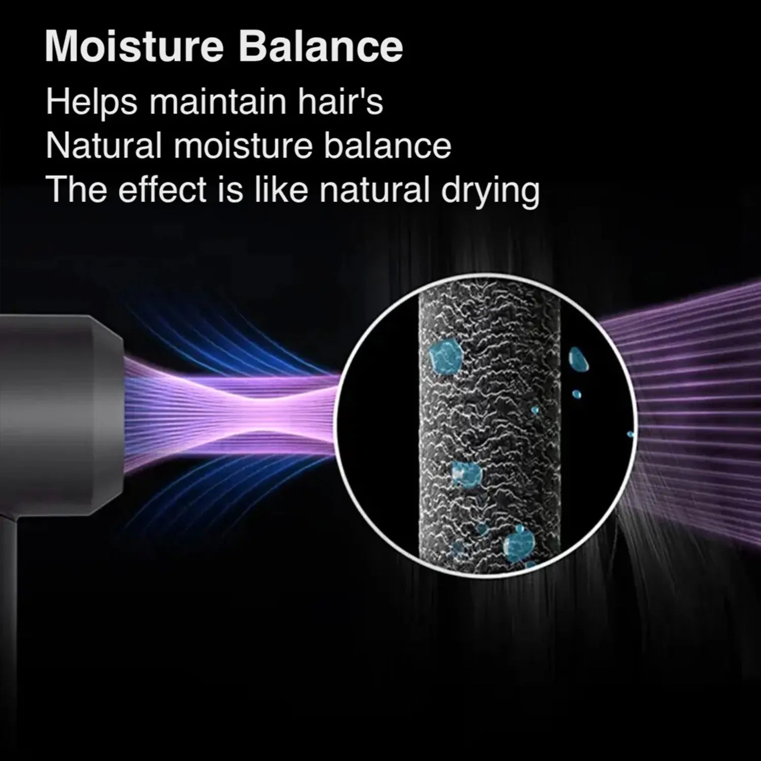 High-Speed Bladeless Negative Ion Hair Dryer