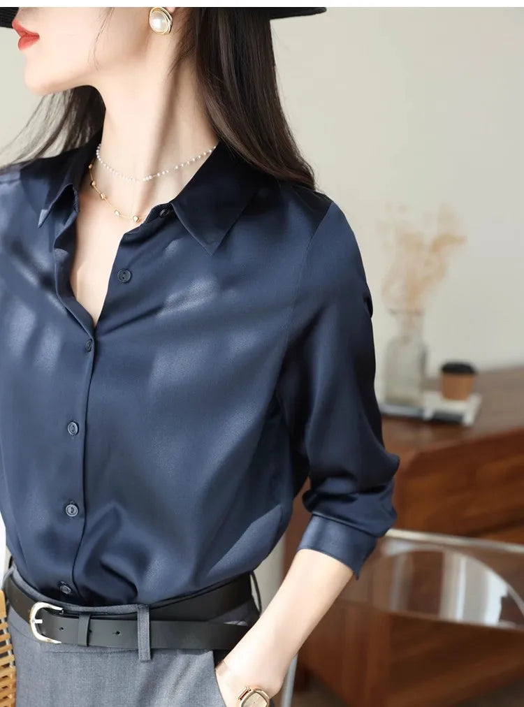 Elegant Satin Blouse