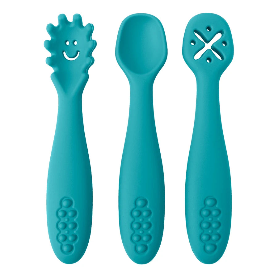3PCS Baby Learning Spoon Set