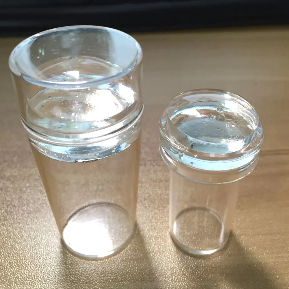 Silicone Nail Art Stamping Kit for French Manicure