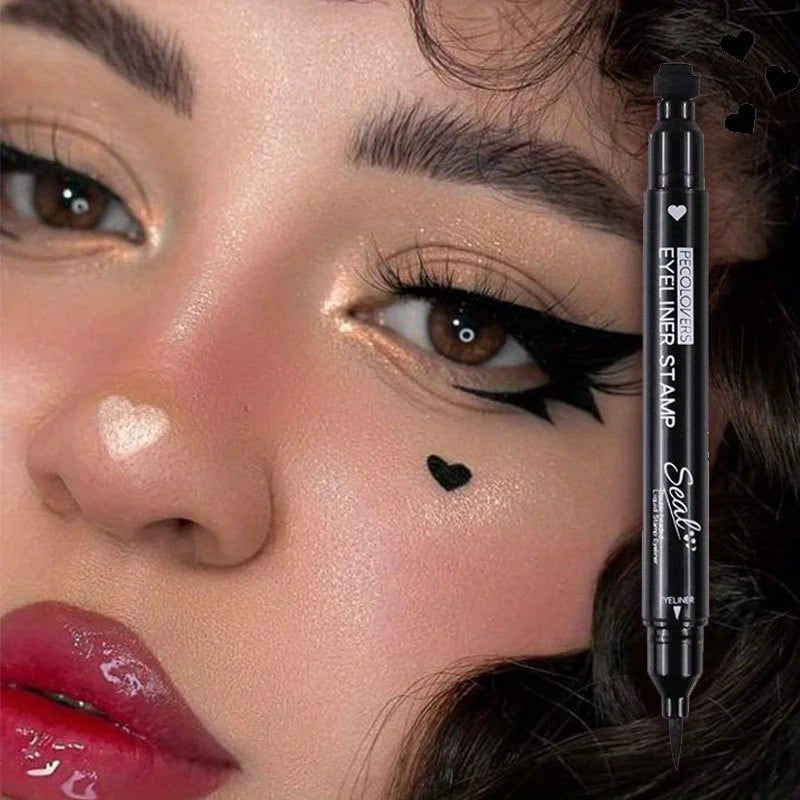 2-in-1 Star & Moon Stamp Liquid Eyeliner Pen