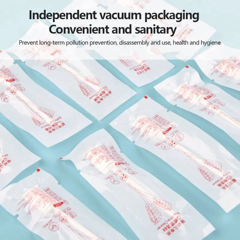 Cotton Swab Mouth and Tongue Cleaner