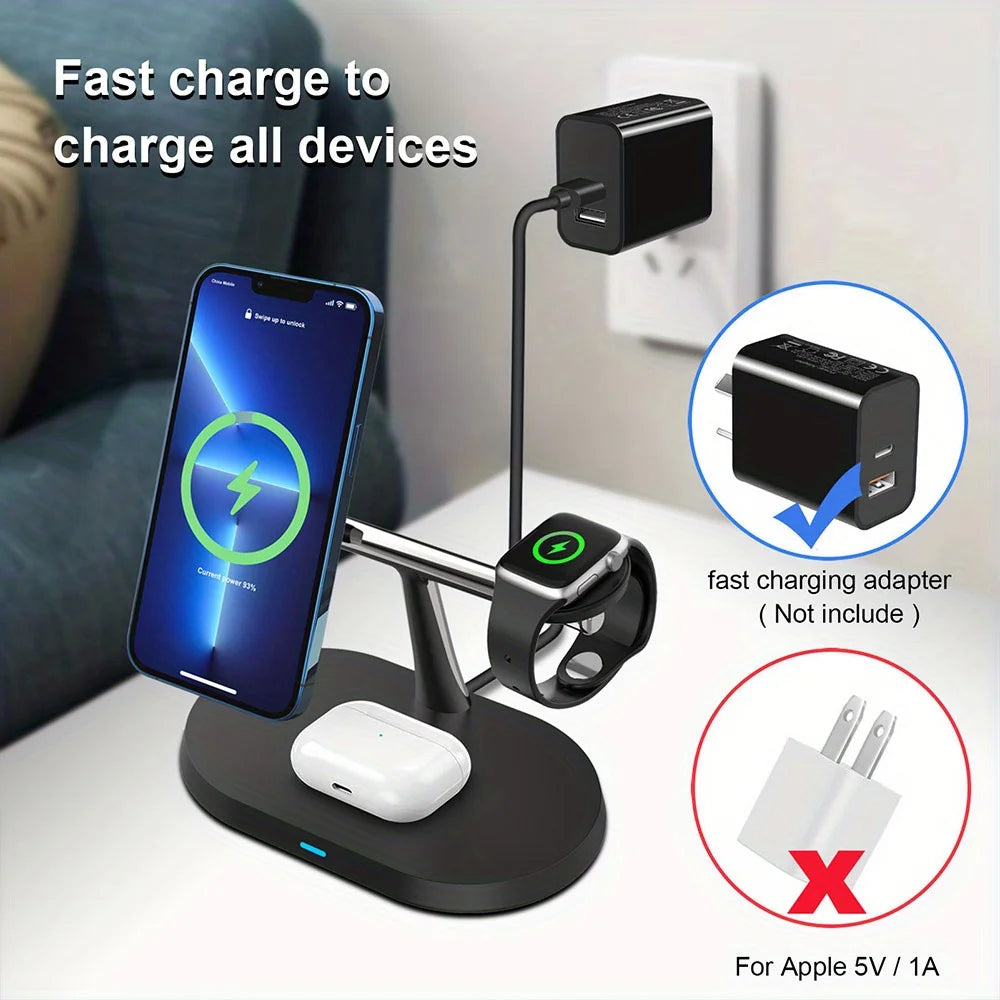 100W Magnetic Wireless Charger Stand