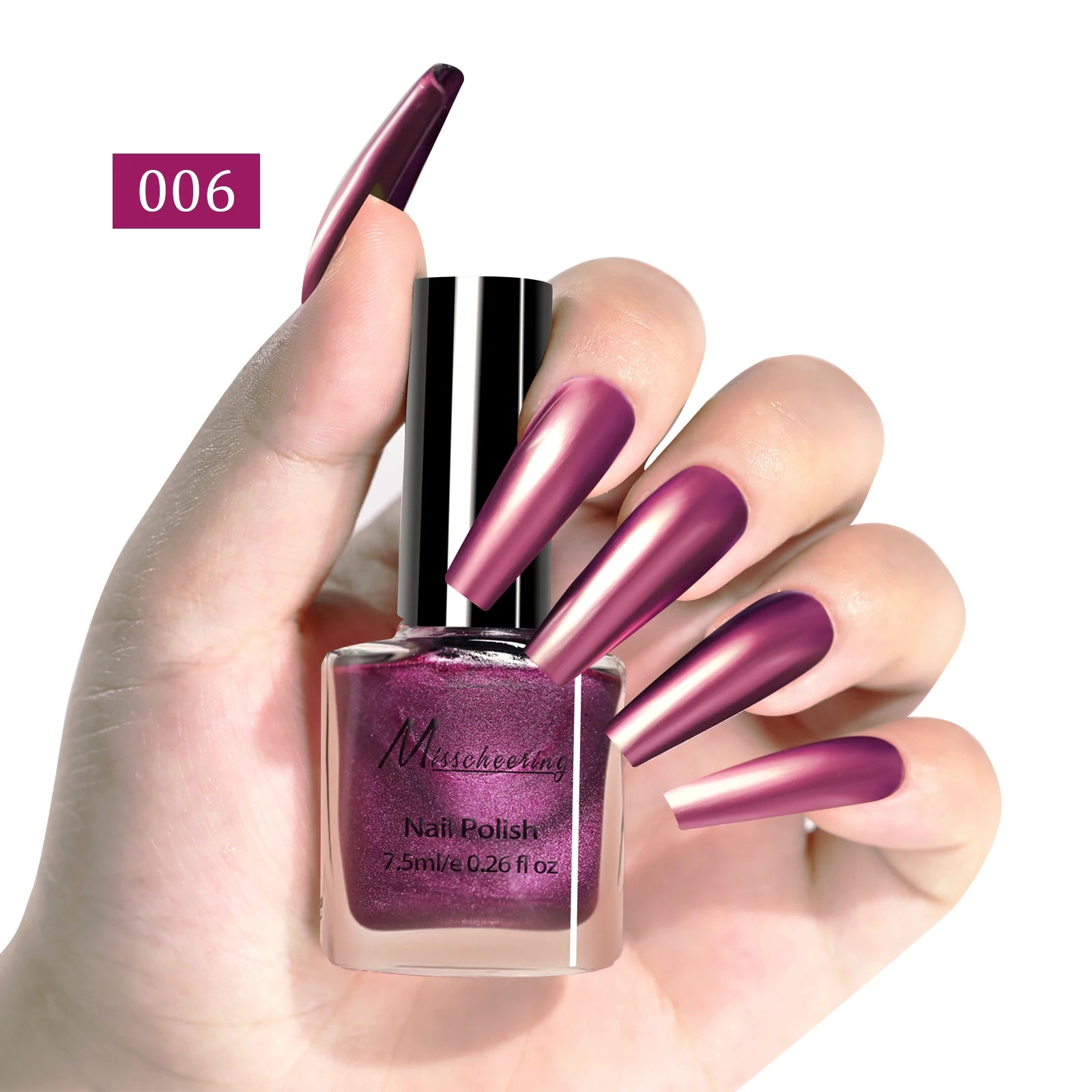 12-Color Mirror Gel Polish Set