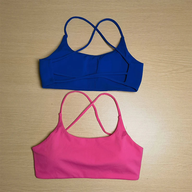 Cross Back Yoga Bra