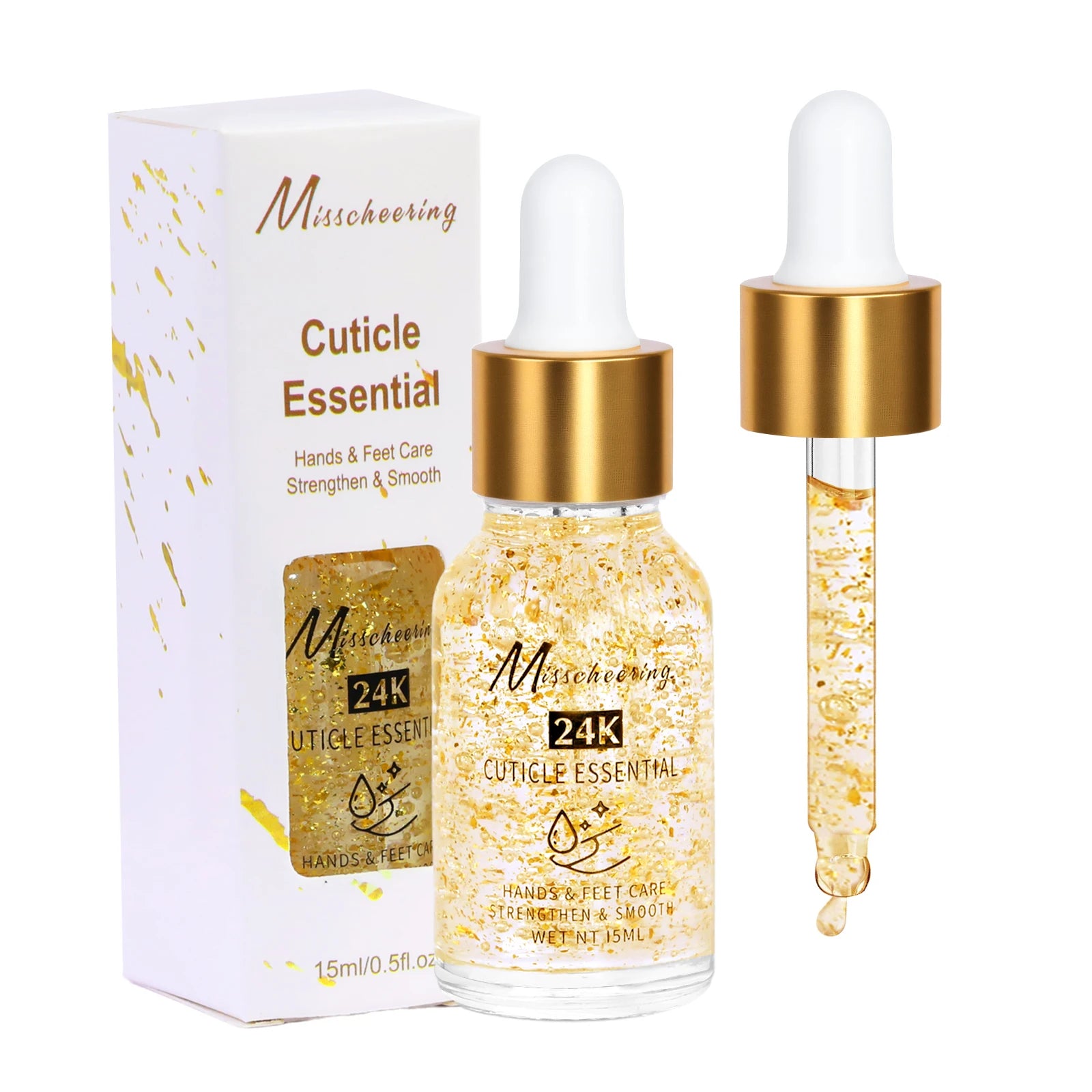 24K Golden Foil Nutritional Nail & Cuticle Oil