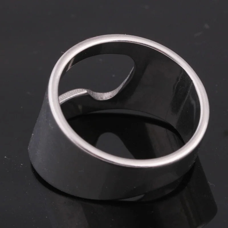 Stainless Steel Ring Bottle Opener