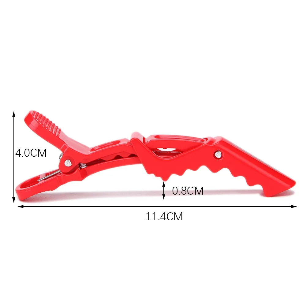 6-Piece Professional Alligator Hair Clips