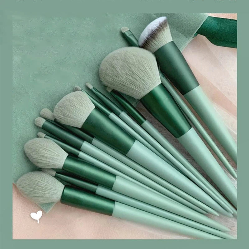 Fluffy Makeup Brushes Set
