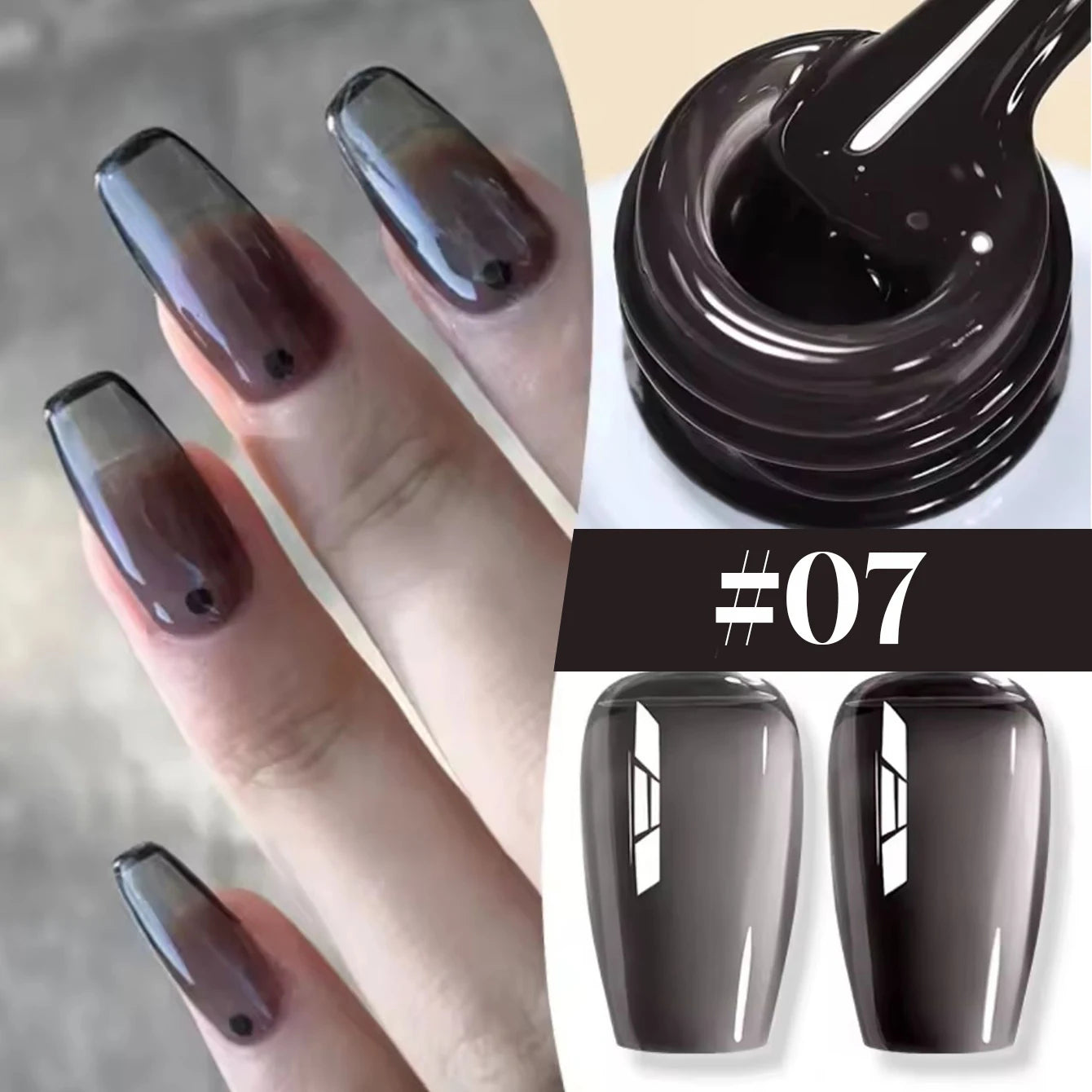 Jelly Nude Translucent Gel Polish Set