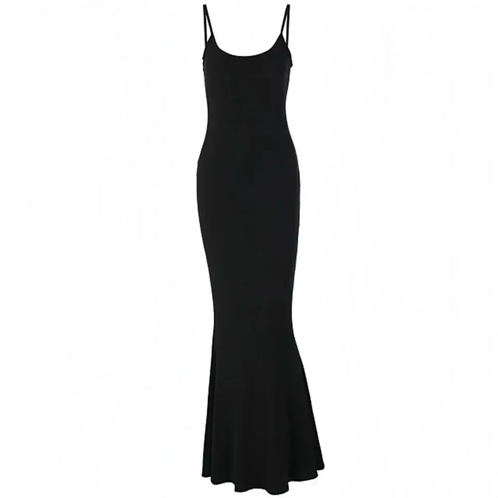 Sexy Sleeveless Backless Bodycon Maxi Dress