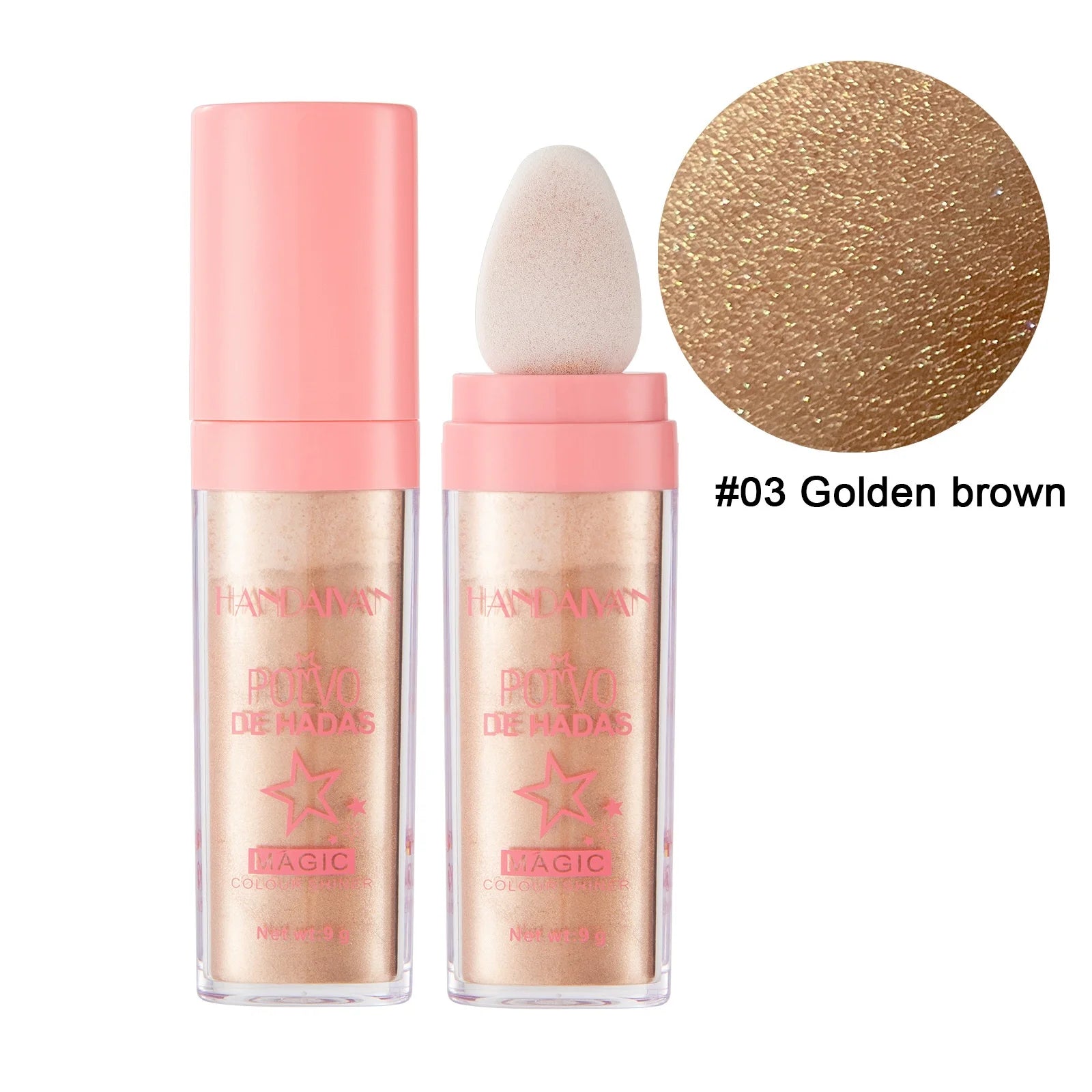 3-Color Fairy Powder Highlighter Stick