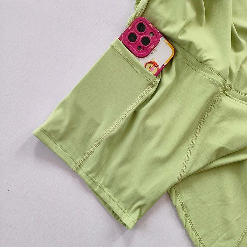 Quick-Dry Tennis Skirt with Pockets