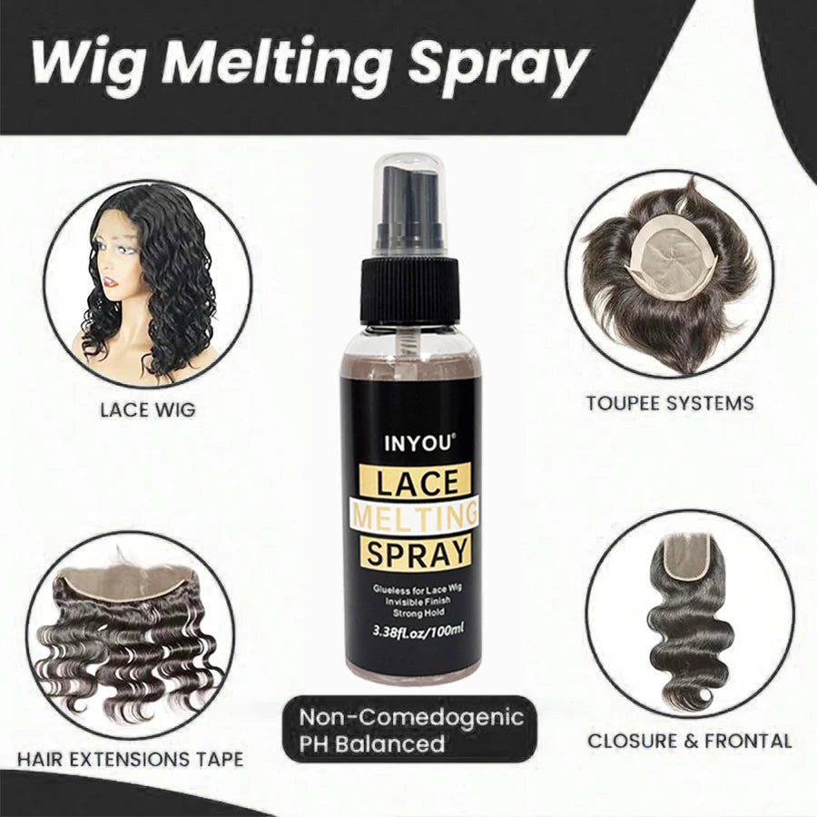 Strong Hold Lace Wig Melting Spray
