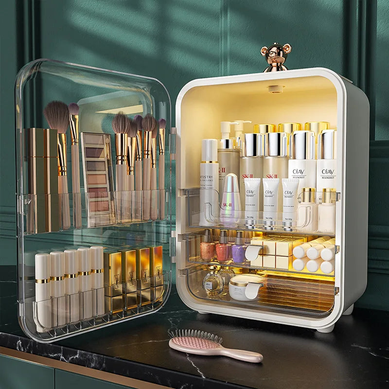Luxury LED Mirror Cosmetics Storage Box