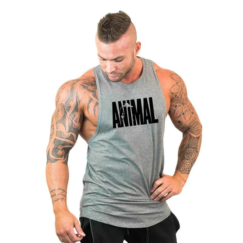 Animal Letter Gym Tank