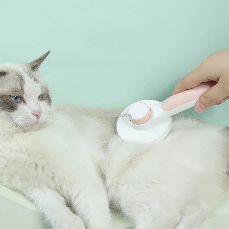 Self Cleaning Slicker Brush for Dog and Cat Grooming