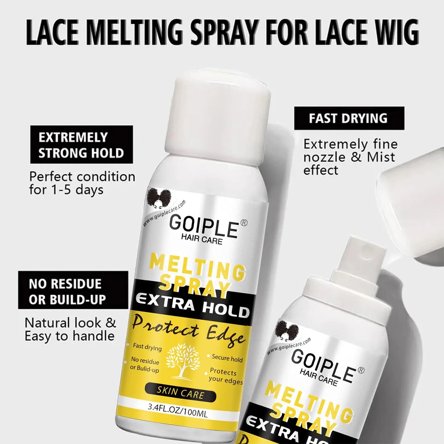 Waterproof Lace Wig Melting Spray