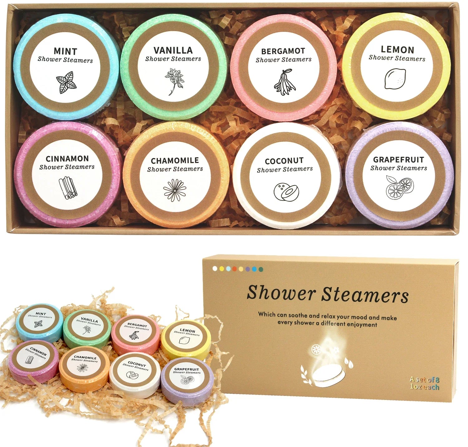 Aromatherapy Shower Steamers Gift Set