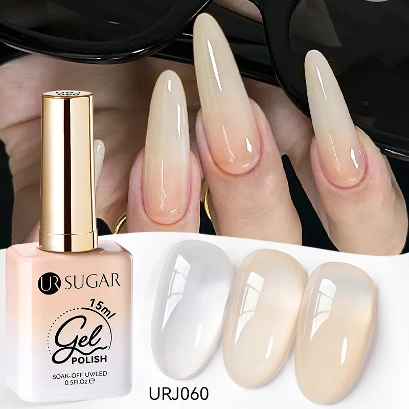 Jelly Milky White Translucent UV Gel Polish