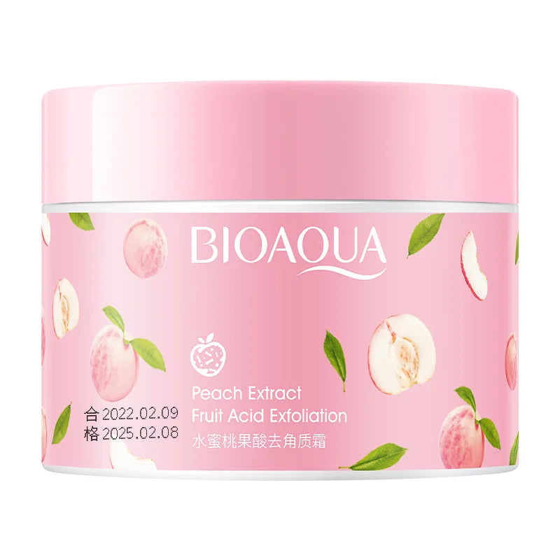 Honey Peach Exfoliating Facial Cream Scrub
