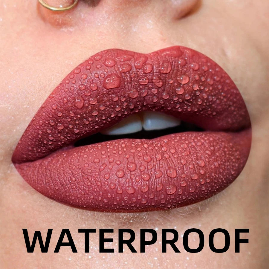19-Color Matte Velvet Lip Gloss Collection