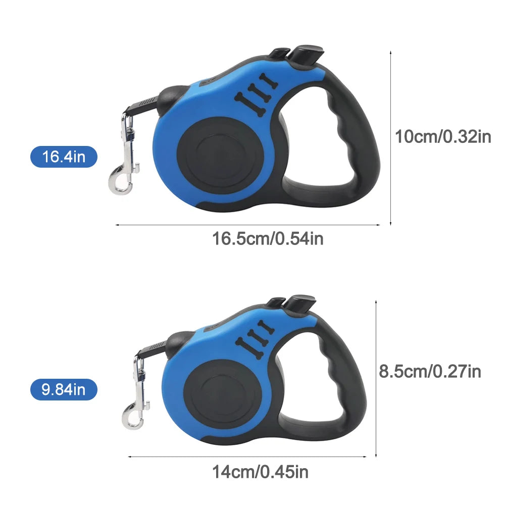 Automatic Retractable Dog Leash for Safe and Convenient Walks