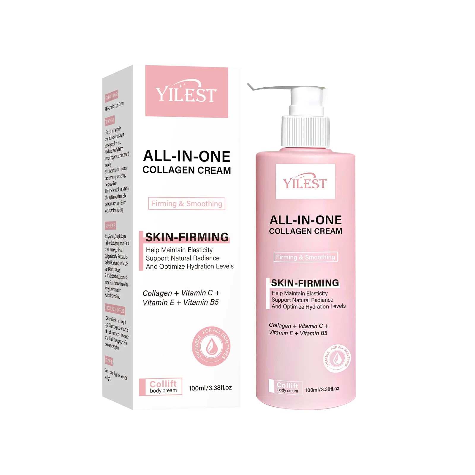 Collagen Milk Brightening Face and Body Moisturizing Cream