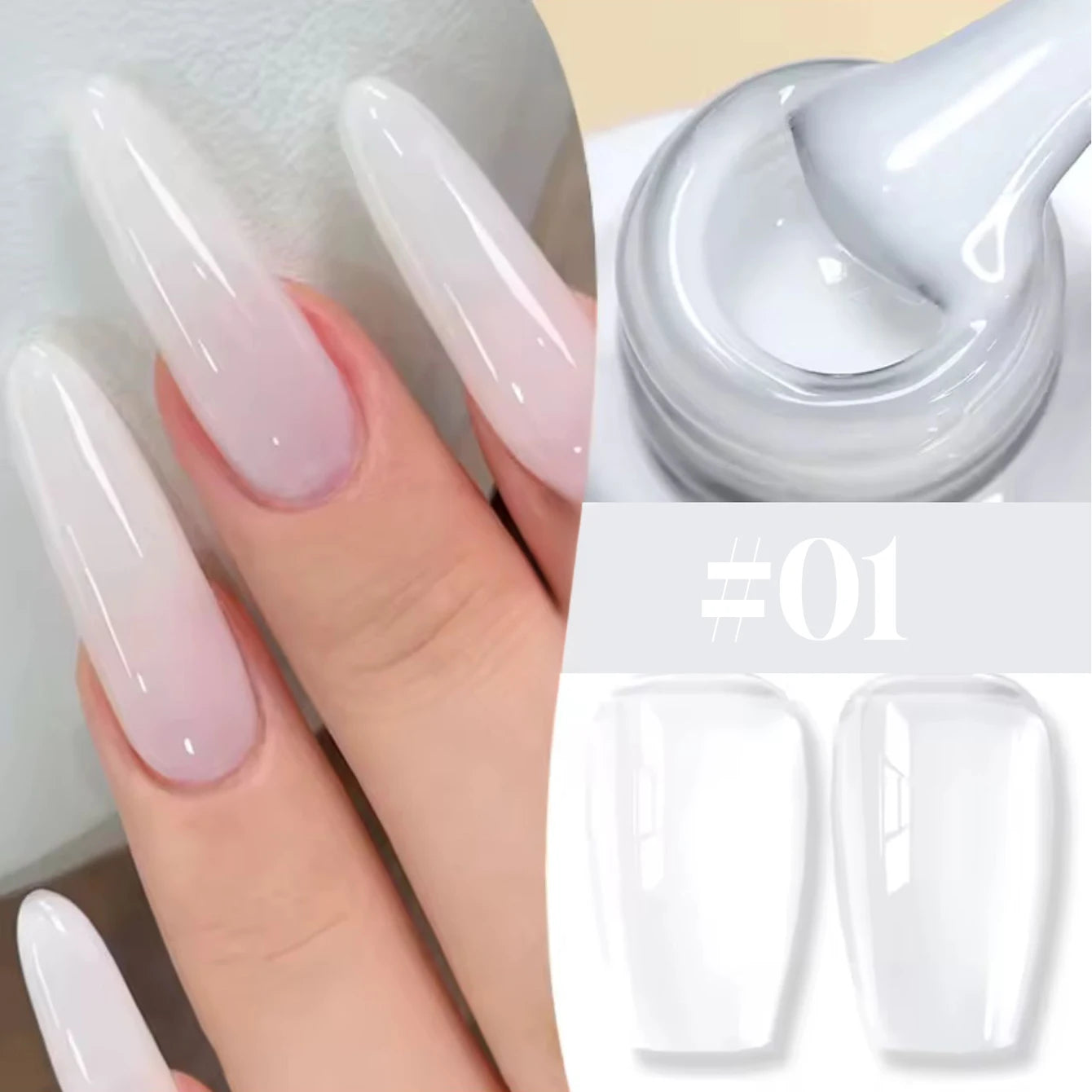 Jelly Nude Translucent Gel Polish Set