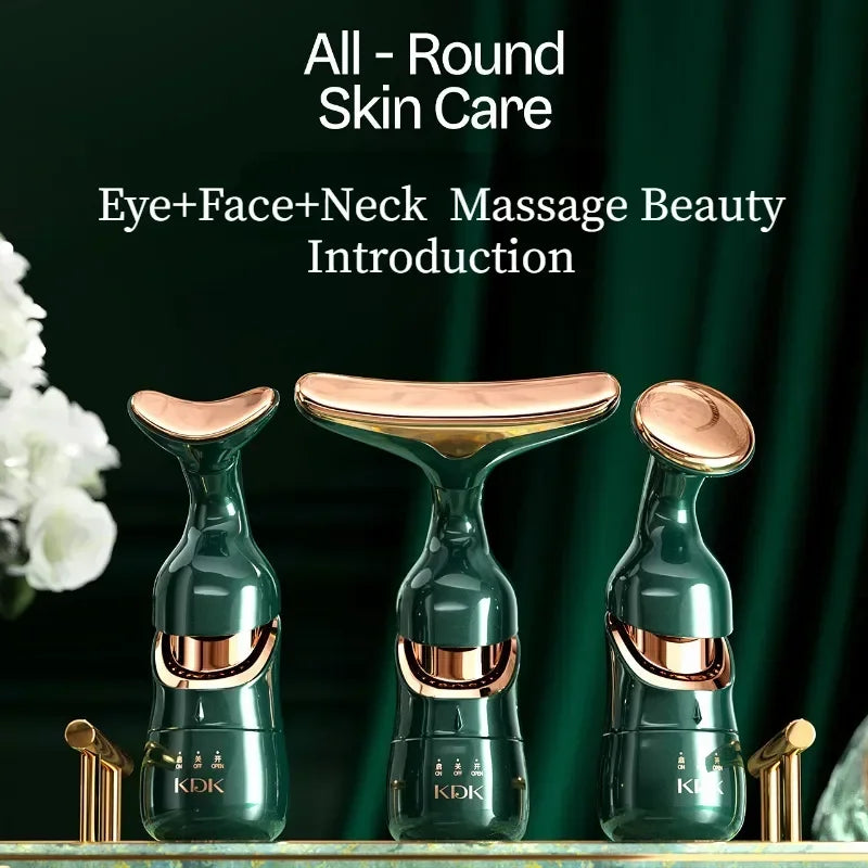 3-in-1 EMS Face Neck Eye Lifting and Massager Device