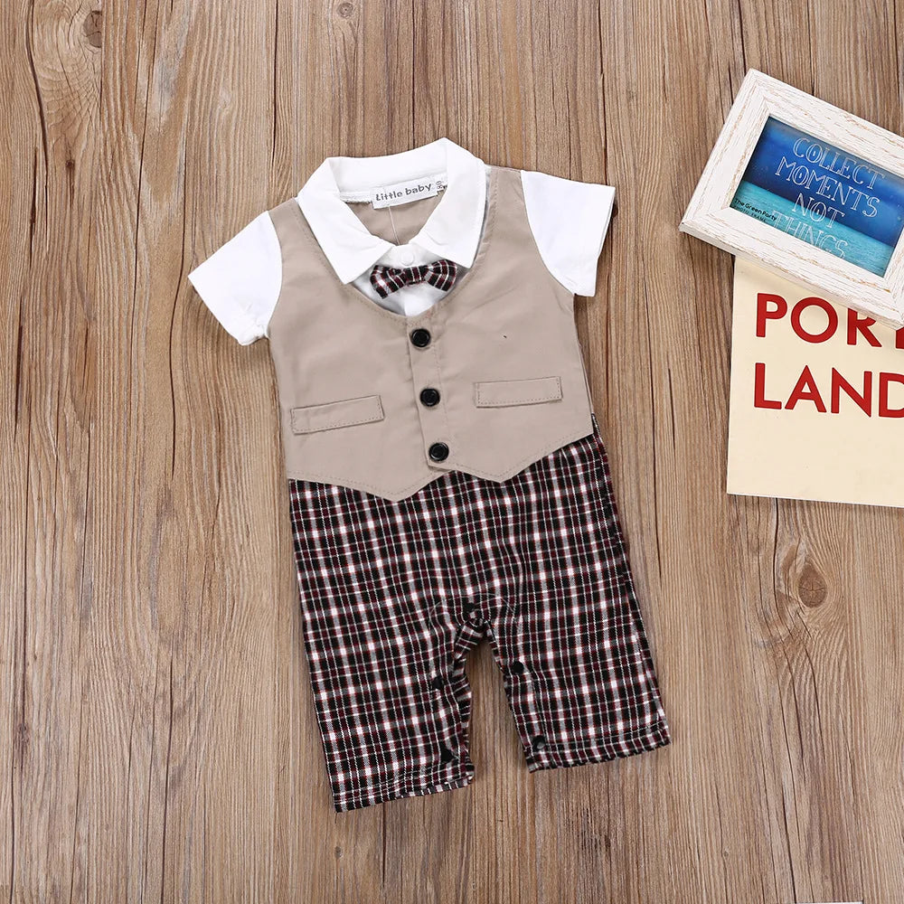 Baby Boy Gentleman Romper