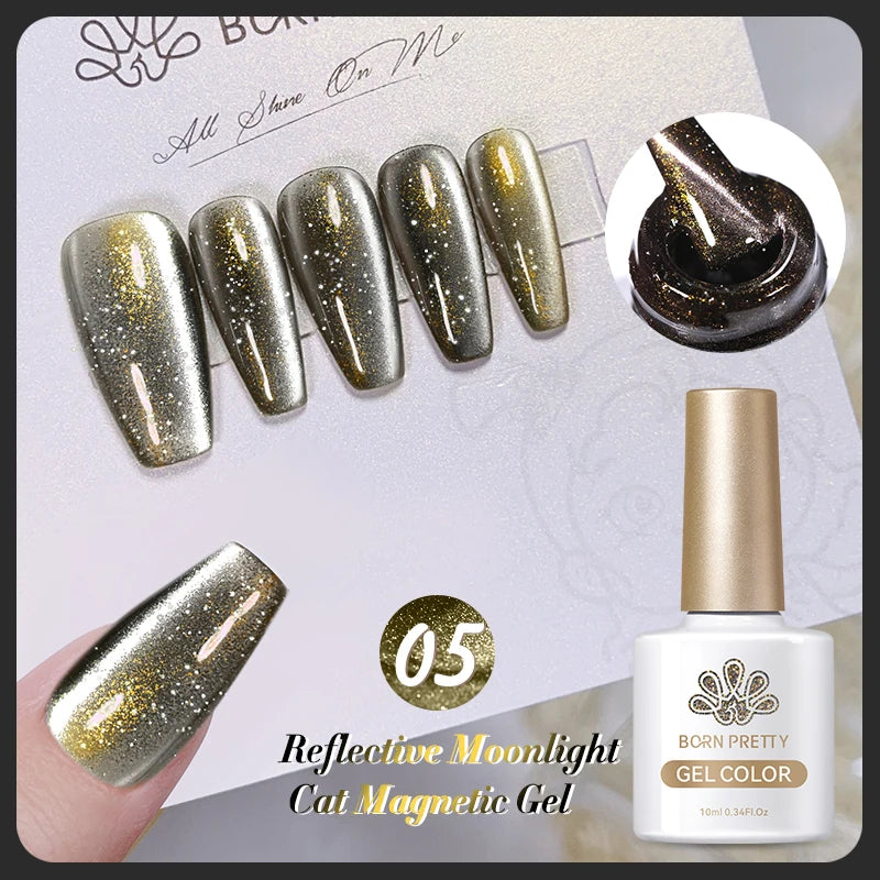 Sparkling Magnetic Cat Eye Gel Polish