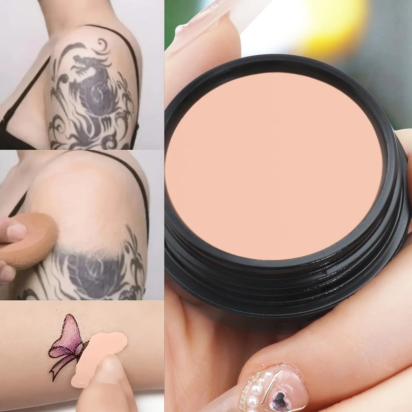 Waterproof Full Coverage Concealer for Tattoos
